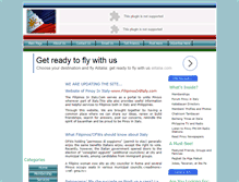 Tablet Screenshot of filipinosinitaly.com